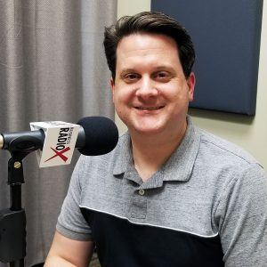 Ben Graff with Quarles & Brady and the Central Arizona Project in the studio at Valley Business RadioX in Phoenix, Arizona