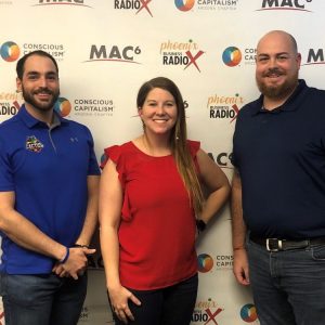 Matt Archer and Jesse Burke with Arizona Cactus Football League