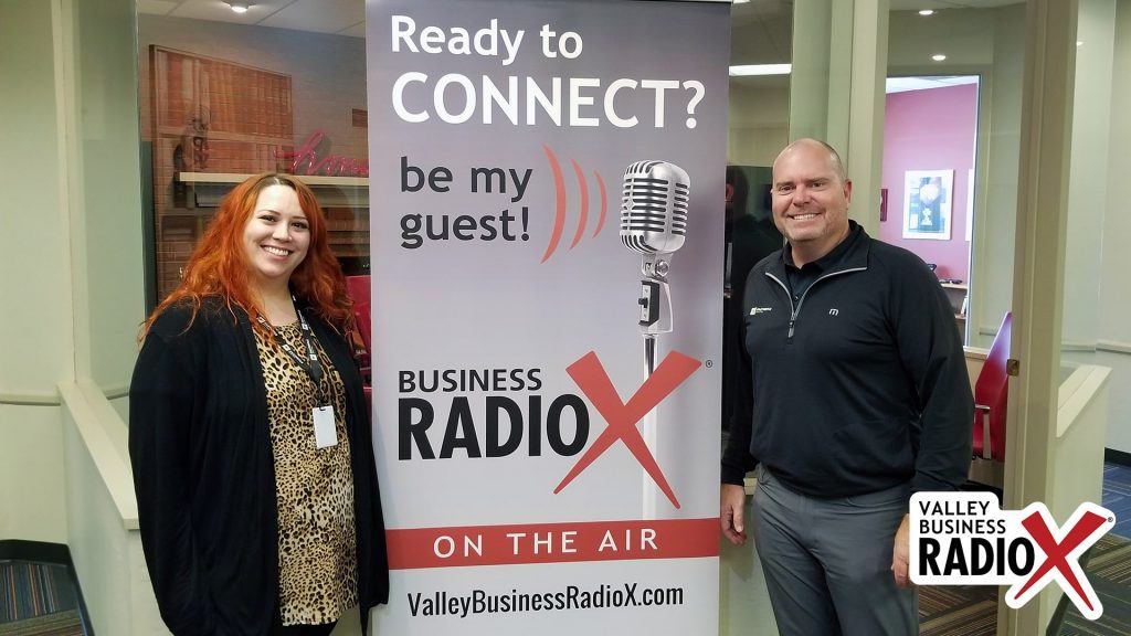 Eric Olsen and Amanda Sett with Fasturtle Digital visit the Valley Business Radio studio in Phoenix, Arizona