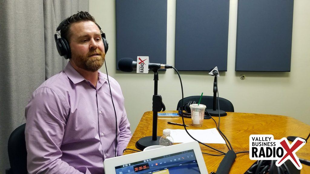 Trevor Wilde with Wilde Wealth Management Group talking on Valley Business Radio in Phoenix, Arizona