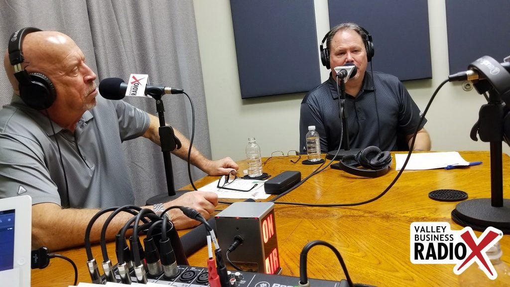 Rick Ueable and Mark Roden with Subway Kids & Sports of Arizona in the Valley Business Radio studio in Phoenix, Arizona