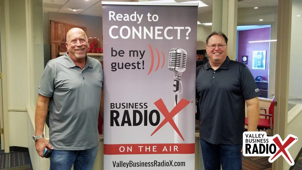 Mark Roden and Rick Ueable with Subway Kids & Sports of Arizona visit the Valley Business Radio studio in Phoenix, Arizona