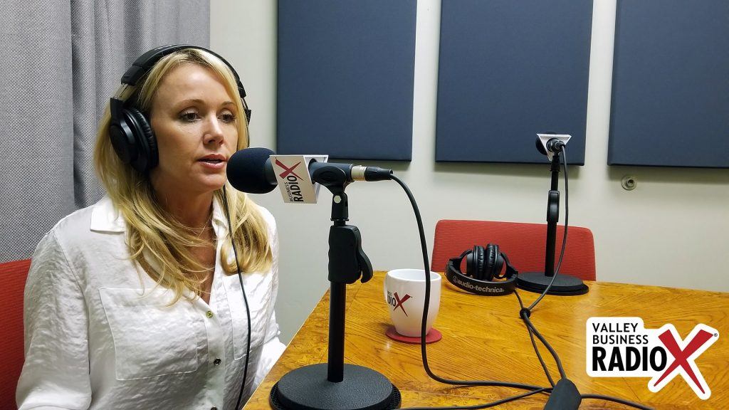 Shannon Quagliata with PRE Open House speaking on Valley Business Radio in Phoenix, Arizona