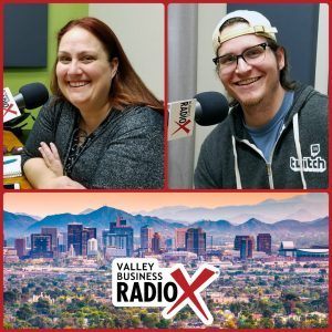 Amber Pechin & Reid Markel with Amplitude Media and PHX Startup Week