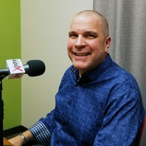 Restaurant consultant and trainer David Scott Peters in the studio at Valley Business Radio in Phoenix, Arizona