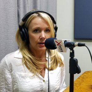 Shannon Quagliata with PRE Open House in the studio at Valley Business Radio in Phoenix, Arizona