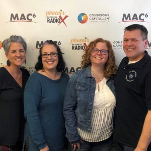 Denise and Ben Denslow with JEM Nikki Kontz with Teen Lifeline and Susan Todd with Movember