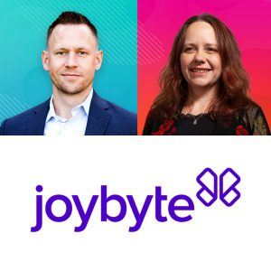 Ben Gerster and Triniti Burton with Joybyte