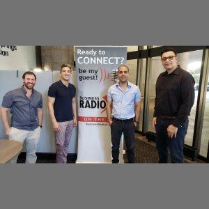 Leo Falkenstein with Consume Media, Steve Barha with Instant Financial and Eyal Benishti with IRONSCALES