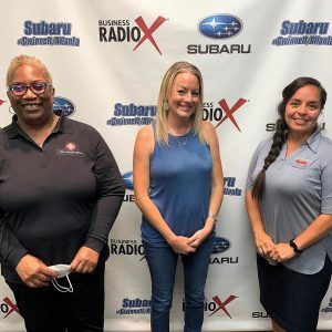 Denise Dancie of CPR Cell Phone Repair, Amber Lott of Paradigm Workhub, and Jeimy Arias of Lead with Coach Jeimy