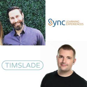 Author Tim Slade and Steven Cohen with SyncLX E9