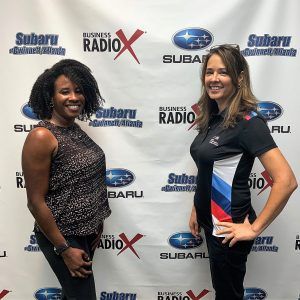 Julie Soltis with BMW Performance Center and Cindy King with King Law Firm