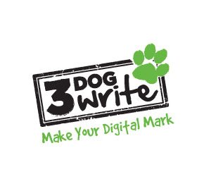 Lisa Apolinski with 3 Dog Write