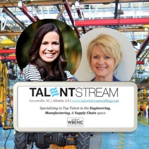 Jessica Clayton and Lynette Mathews with TalentStream