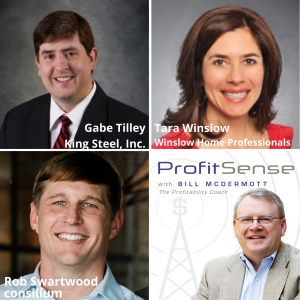 Gabe Tilley, King Steel, Inc., Tara Winslow, Winslow Home Professionals, and Rob Swartwood, consilium (ProfitSense with Bill McDermott, Episode 17)