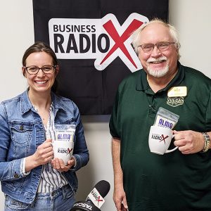 Lauren Bolden from Pie Bar and Jay Johnson from Vulcan Engraving