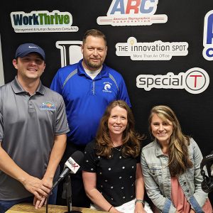 Ronald Sweatland from Orcannus Technologies, Luke Brillard from Carolina Cleaning Solution and Anna Teal from Teal Marketing