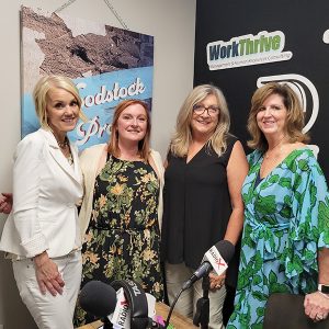 Patty Ponder, Candi Hannigan, and Jennifer Coleman from Aroundabout Local Media