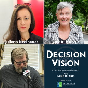 Decision Vision Episode 140:  How Do I Select an Attorney? – An Interview with Juliana Neelbauer, Drew Eckl & Farnham, and Jackie Hutter, The Hutter Group