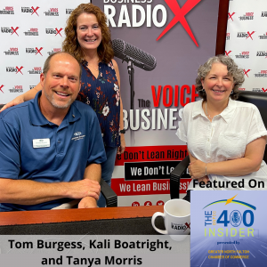 2022 GNFCC Non-Profit and Small Business Award Winners: Tanya Morris, Senior Services North Fulton, and Tom Burgess, Christian Brothers Automotive, Cumming and Jones Bridge