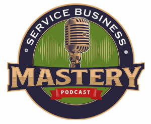 servicebusinessmasterypodcastlogovectored