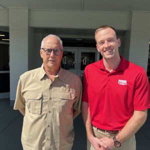 Steve Wittry with Relationship Edge Consulting and John Parham with Fish Window Cleaning