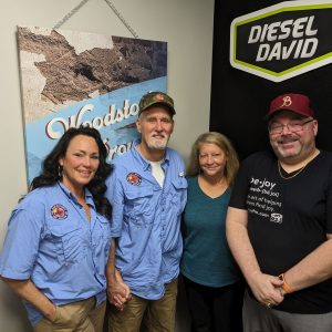 Randy and Laura Lahr and Lisa Lewis with Dr. Fahrenheit