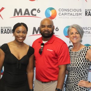 Tez Adams and Victoria Ogbonnaya with State Farm Insurance