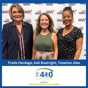 GNFCC 2023 Women of Excellence Award Winners: Toseima Jiles, CAI Business Group, and Freda Hardage, Northside Hospital