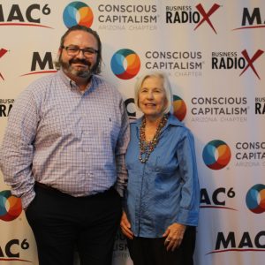 David Martinez III with Vitalyst Health Foundation and Paula Cullison with Arizona Women’s Partnership