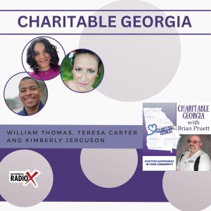 William Thomas with Golf2Grow, Teresa Carter with Jazzy Hearts Foundation and Kimberly Jerguson with Wildlife Action of Georgia