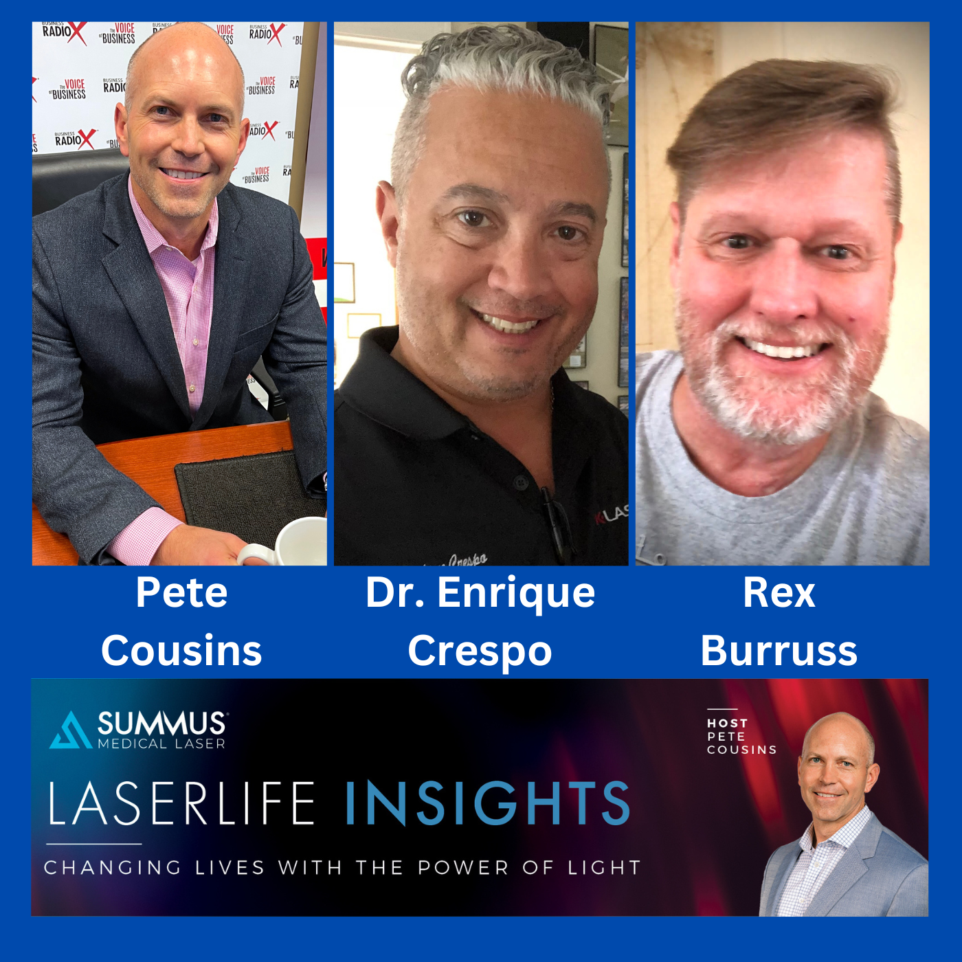 LaserLife Insights Dr. Enrique Crespo, Marietta Chiropractic, and Rex Burruss, Rex Burruss Design