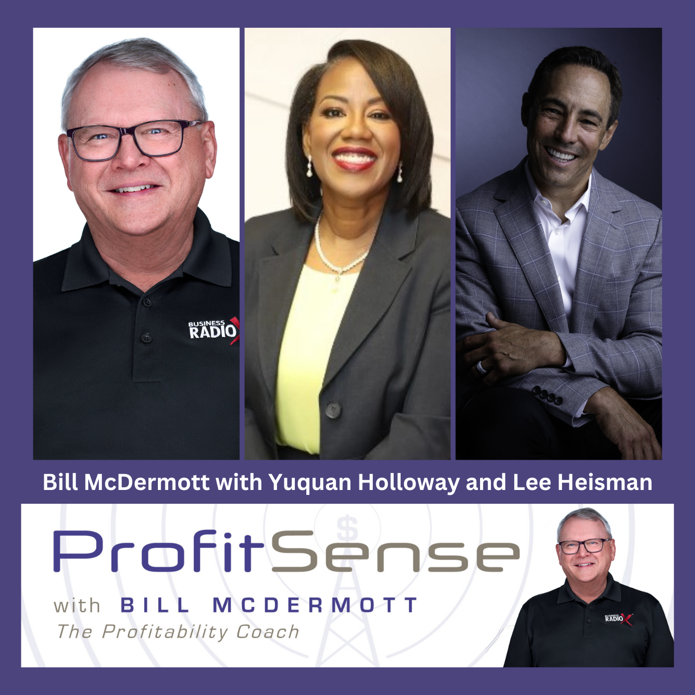Yuquan Holloway, Holloway Consulting Group, and Lee Heisman, Exit Stage Left Advisors, on ProfitSense with host Bill McDermott