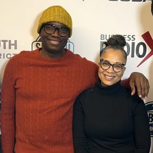 Tanya Turner with Salto Systems and Frederick Taylor with Tomorrow Pictures