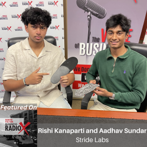 Revolutionizing Orthotics with AI, with Aadhav Sundar and Rishi Kanaparti, Stride Labs, on North Fulton Business Radio with host John Ray