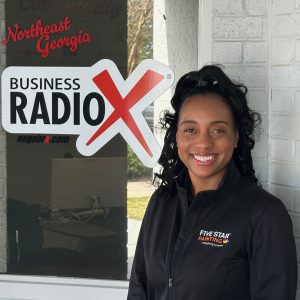 Holly Fuller With Five Star Painting of Athens