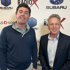 Matthew Gore with NightGlass Media Group and Matthew Bowling with Lanier Islands Resort