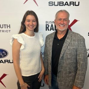 Ross Davis with Ergo Prevent and Anja Thain with IntegriCom