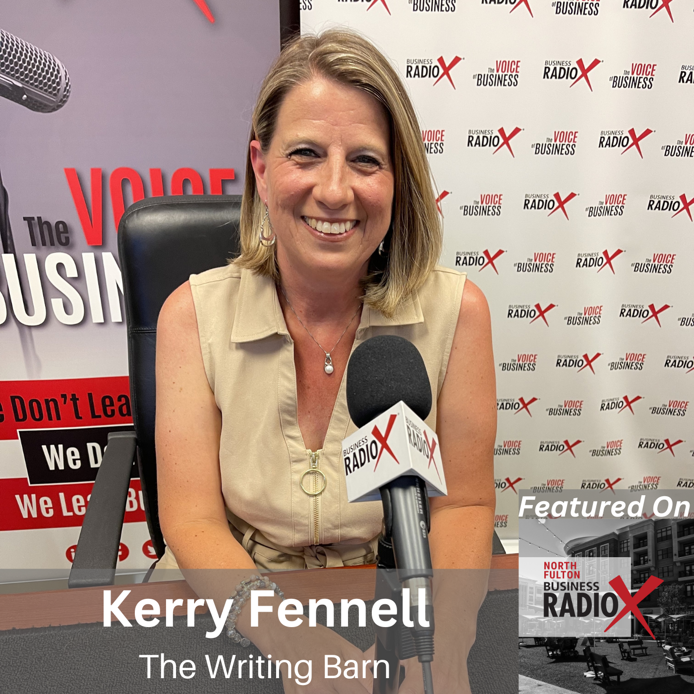 North Fulton Business Radio Brand Messaging with Kerry Fennell, The Writing Barn, on North Fulton Business Radio with host John Ray