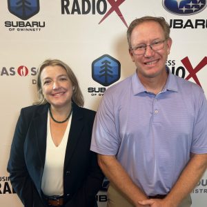 Terry Swaim with White Oak Wealth Management and Marie Monet with Amplification Institute