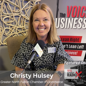 Christy Hulsey, Greater North Fulton Chamber of Commerce, LIVE from the 2025 GNFCC BOLD Women’s Leadership Summit on North Fulton Business Radio with host John Ray