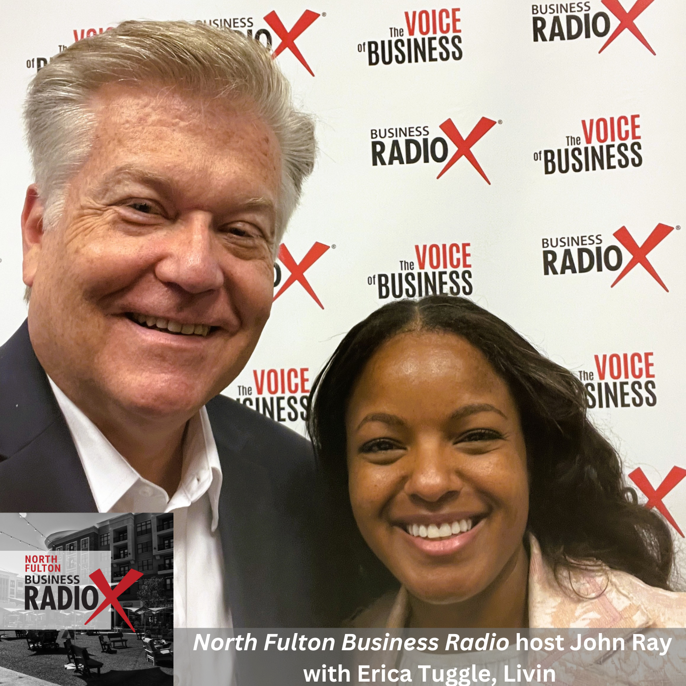 Erica Tuggle of Livin on Healthy Meals for Busy Families, on North Fulton Business Radio with host John Ray