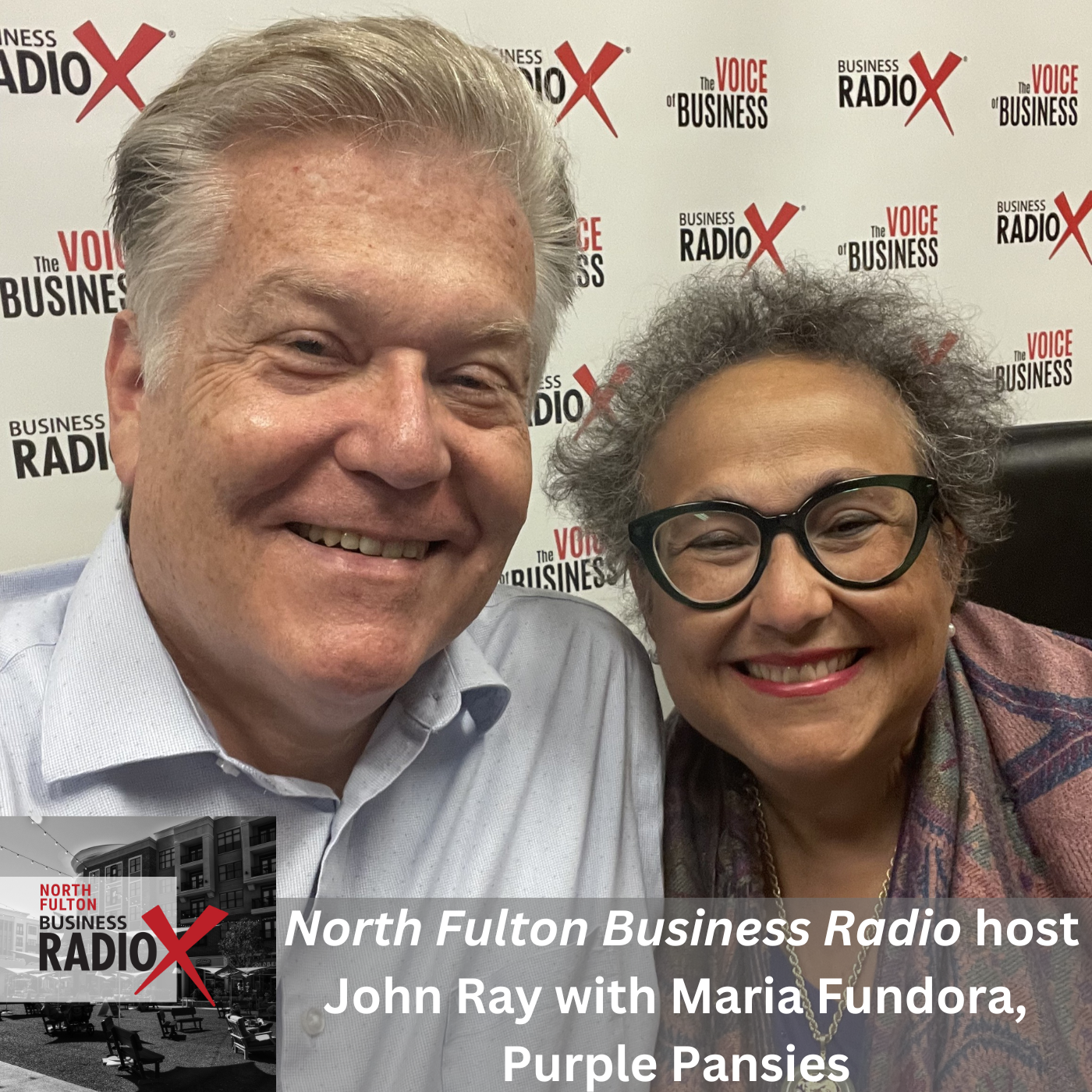 North Fulton Business Radio Maria Fundora, Purple Pansies: Fighting Pancreatic Cancer, on North Fulton Business Radio with host John Ray